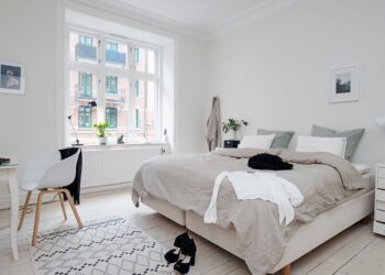 sypialnia w stylu skandynawskim