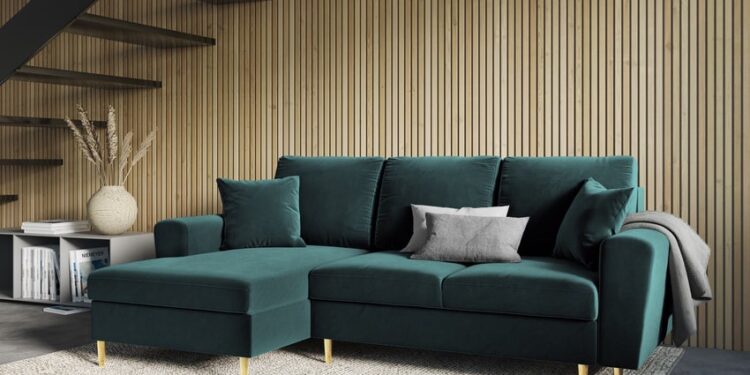 narożnik rozkładany nogi złote lewy sfmeble