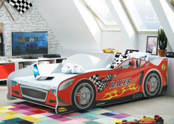 Odjechane łóżko dla chłopca