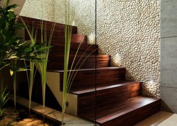 Nowoczesne i minimalistyczne oświetlenie schodowe Skoff