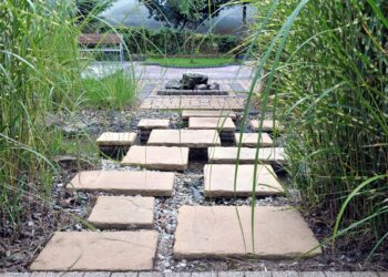 Beton w ogrodzie – różnorodność form i barw