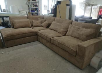 Miękki narożnik do salonu