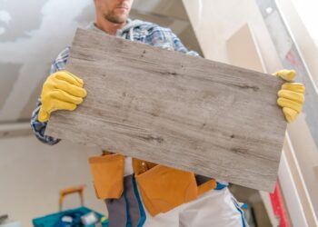 Płytki betonowe drewnopodobne