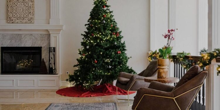 Choinka sztuczna jak żywa