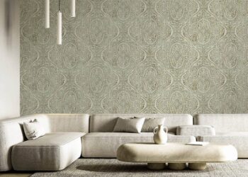 Jak dobrać tapetę do wnętrza w stylu glamour? 1