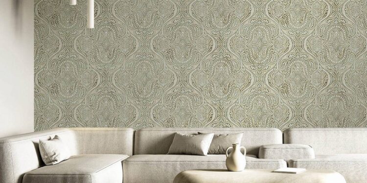 Jak dobrać tapetę do wnętrza w stylu glamour? 1